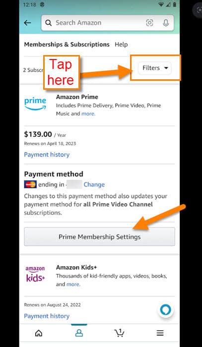 Image result for Amazon Channel Subscriptions