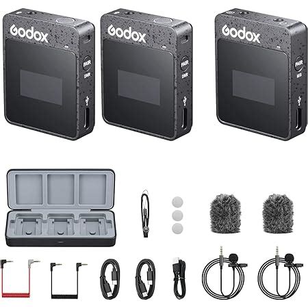 GODOX MoveLink II M2 Compact 2-Person Wireless Microphone System for ...