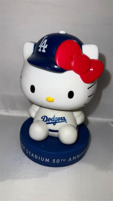 Hello Kitty Dodgers Bobble Head