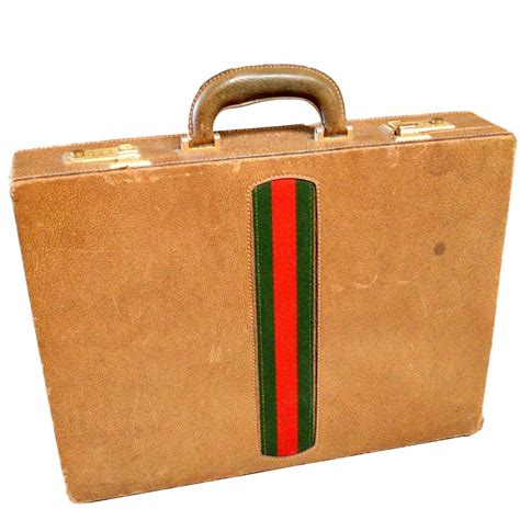 Vintage Gucci Double G Briefcase at 1stDibs