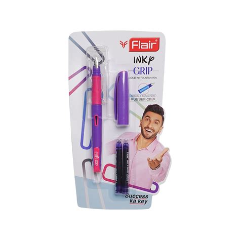 Flair Inky Grip Liquid Ink Fountain Pen – SCOOBOO