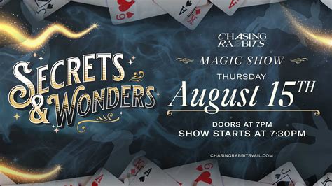Secrets & Wonders Magic Show with Shawn Preston - Chasing Rabbits