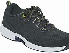 Image result for Best Support Back Pain Relief Sneakers, Arch Support, Ergonomic Sole, Women's Sneakers | Orthofeet Orthotic Shoes, Quincy, 11 / Extra Wide / Black