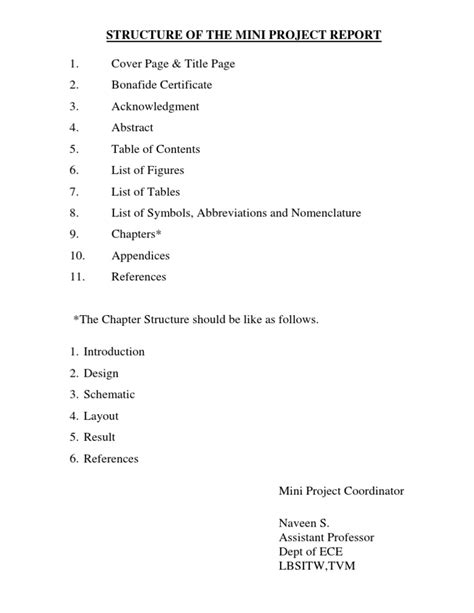 Image result for Structure of a Report PDF