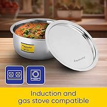 Buy Butterfly Tez Triply Tope with Lid - 4.5 Litre| 24 CM | Induction ...
