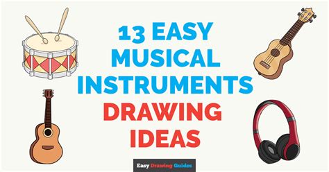 Image result for How to Draw Musical Instruments Easy