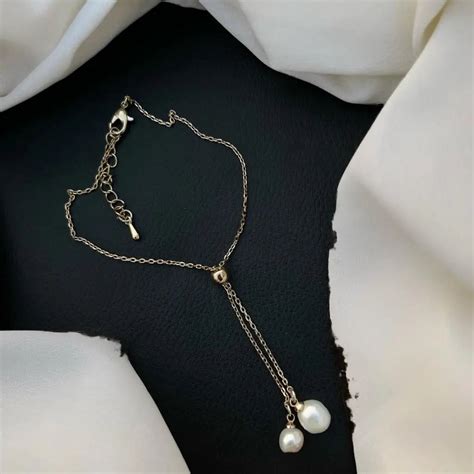 Love Pearls Drop Adjustable Bracelet | Salty – Salty Accessories