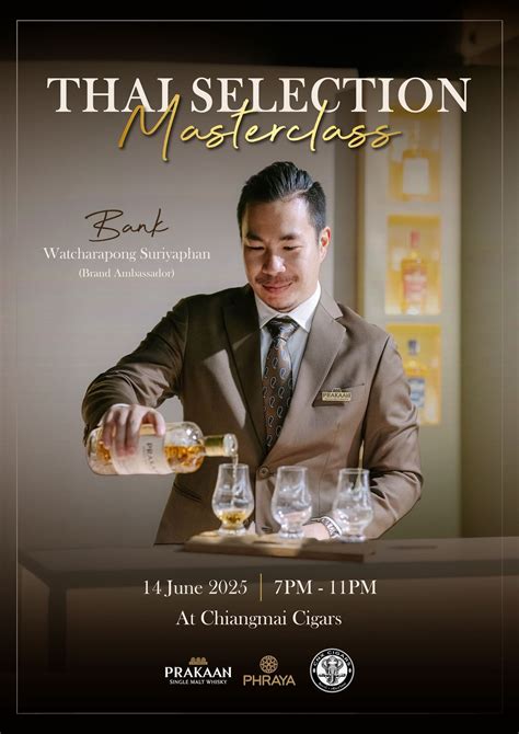 Master class featuring Prakaan Single Malt & Bolivar Cigar, CNX Cigars ...