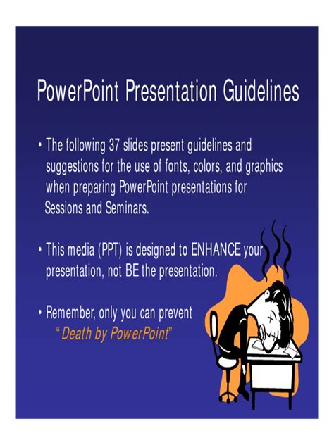 Image result for PowerPoint Guidelines