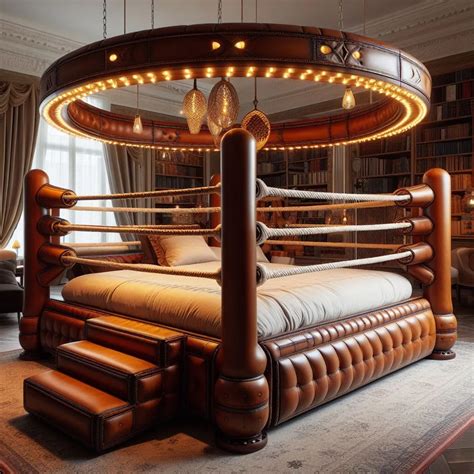 Indulge in Champion Comfort: The Boxing Ring-Inspired Bed - UB