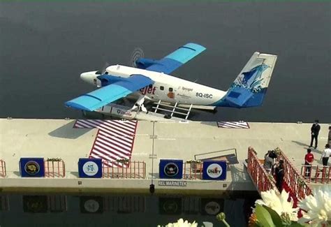 India's first seaplane service from Statue of Unity to Ahmedabad ...