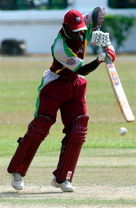 Andre Creary defends off the back foot | ESPNcricinfo.com