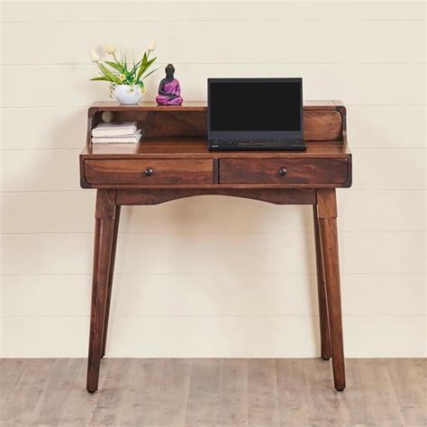 Buy Sattva Sheesham Wood Study Table - Brown from Home Centre at just ...
