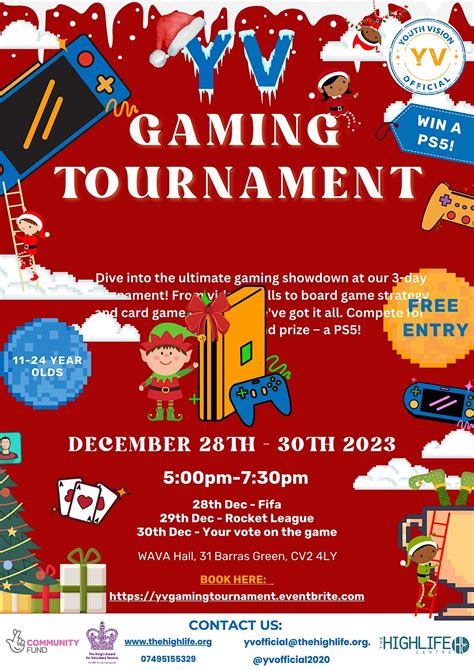 YV Gaming Tournament (2), WAVA Hall Coventry, 28 December 2023 | AllEvents