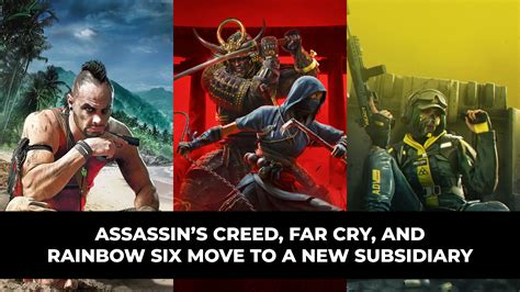 Ubisoft and Tencent Join Forces: Assassin’s Creed, Far Cry, and Rainbow Six Move to a New Subsidiary