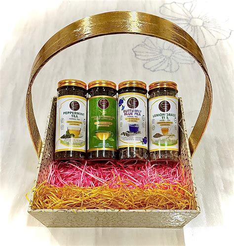 The Indian Gardener Fresh & Healthy Tea Combo Gift Pack - 130gm ...