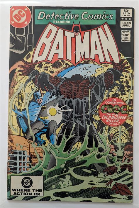 Lot - Vintage Comic Book BATMAN # 525 KILLER CROC, 1983