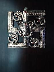 Buy Collectible India Diwali Gifts Lord Ganesh Om Swastik Wall Hanging ...