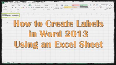 Create Mailing Labels From Excel Spreadsheet 的图像结果