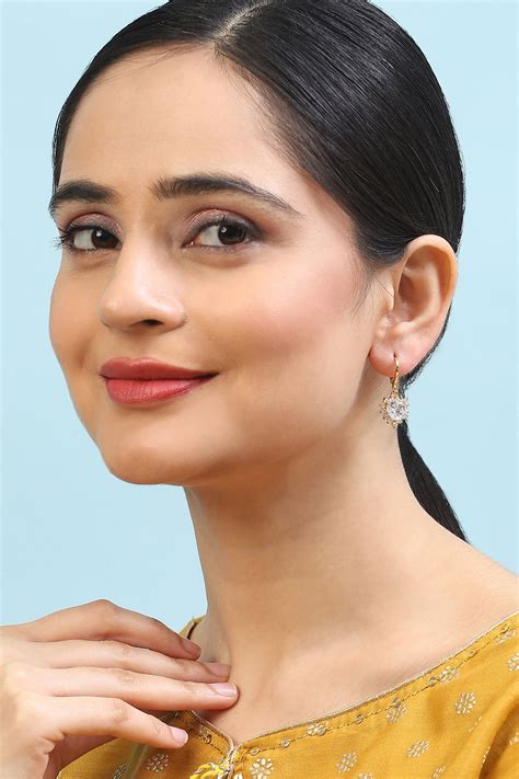 Buy Gold Brass Earrings for N/A0.0 |Biba India