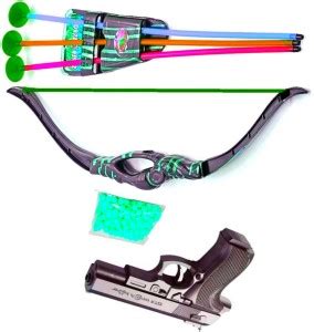 Dynamic Retail Global Gun Toys for Boys With Bullets, Archery Bow ...