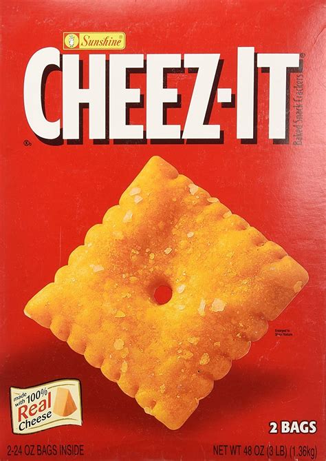 Amazon.com: Cheez-It Cheese Crackers, Baked Snack Crackers, Lunch ...