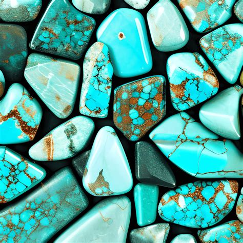 Turquoise Stone Pattern