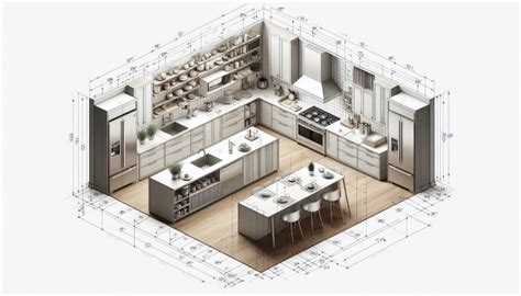 Kitchen Layout Dimensions 的图像结果