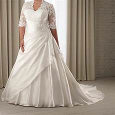 Cheap Wedding Dresses On Ebay by Vintage Half Sleeve Lace Chiffon Wedding Dress Pleated V Cheap Wedding Dresses On Ebay