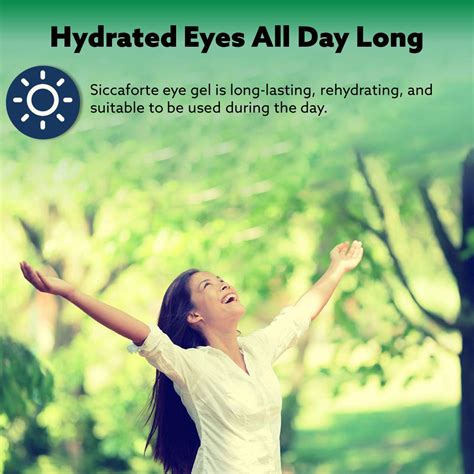 Siccasan & Siccaforte Eye Gel for Dry Eyes | for Night & Day Use ...