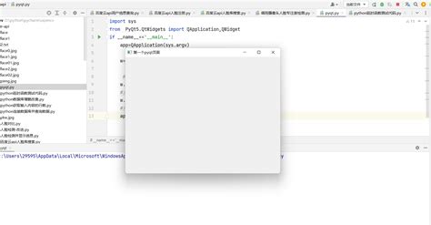 PyQt Tutorialfreecodecamp 的图像结果