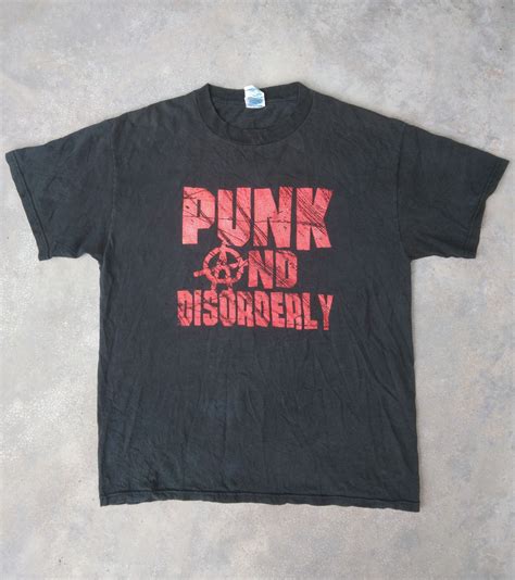Band Tees × Streetwear × Vintage Punk And Disorderly Vintage Band Punk ...