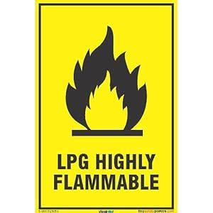 Buysafetyposters.com -LPG Highly Flammable Signs in English - PVC ...
