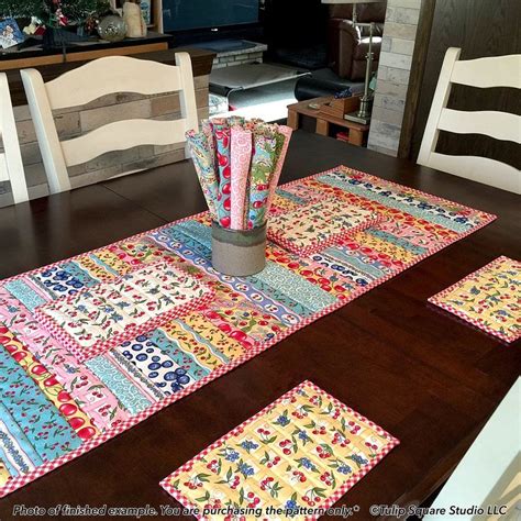 Image result for Jelly Roll Table Runner Patterns