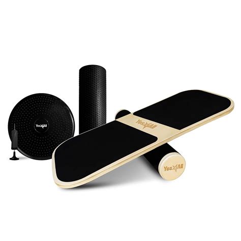 Buy Yes4All Multi-Functional Combo for Balance Training, Balance Board ...