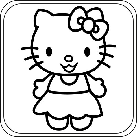 10 Hello Kitty Coloring Pages Preschool | Coloring Craze