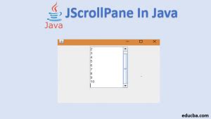 Java ScrollPane 的图像结果