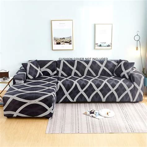 House of Quirk Universal Sectional 140 GSM Sofa Covers L - Shape ...