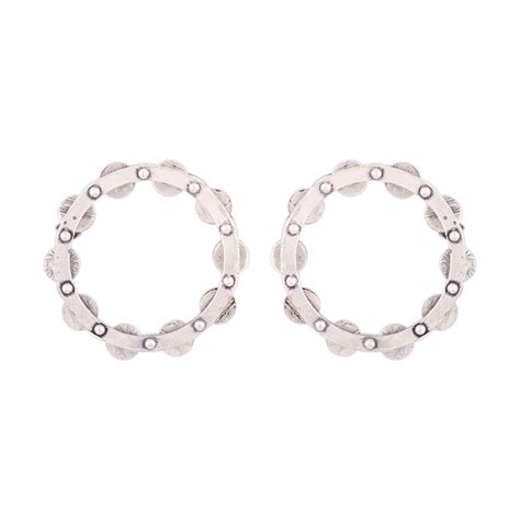 Taal Mridang Tambourine Motif Earrings – VOYLLA