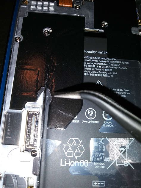 Might've punctured battery during a Pixel 6 screen repair. Is it safe to still use? Been using ...