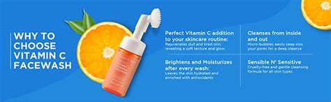 ZM Zayn & Myza Vitamin C Foaming Face Wash, Brightens Skin, All Skin ...