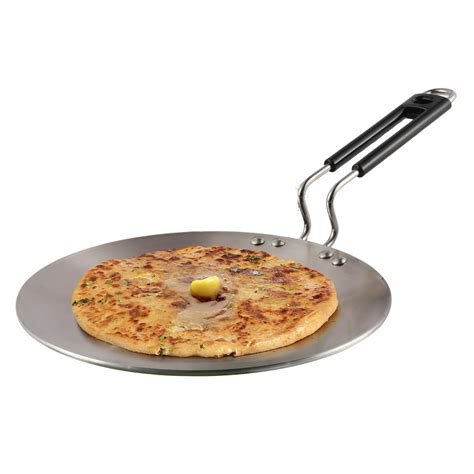 Buy Vinod Platinum Triply Stainless Steel Tawa - 25 cm | 4mm Thick ...