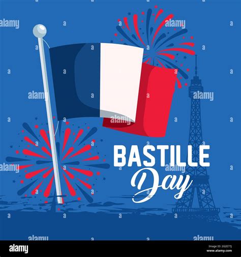 Happy bastille day flag Stock Vector Image & Art - Alamy
