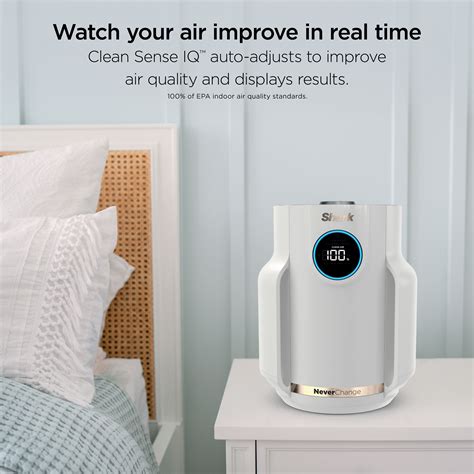 Customer Reviews: Shark NeverChange Compact Pro Air Purifier Dove HP072 ...