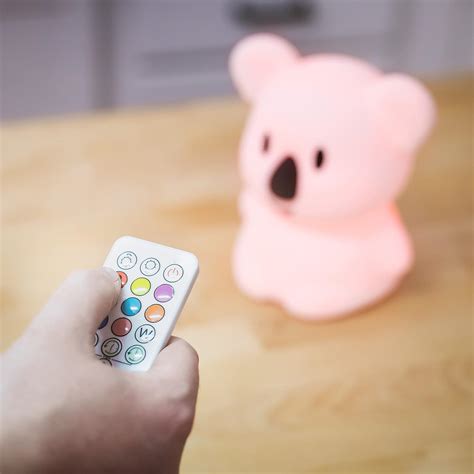 Buy LumiPets Koala Bear, Kids Night Light, Silicone Nursery Light for ...