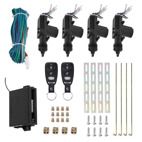 Remote Lock Kit, Universal Car Remote Control 4 Door Power Central Lock ...
