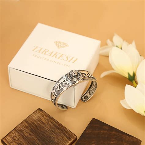 Shop Ram Hanuman Silver Bracelets & Kada Online