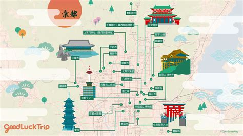 Kyoto Sightseeing Map