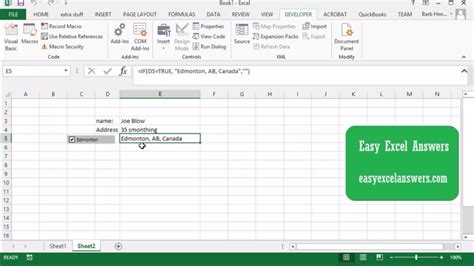 Image result for Create a Check Box in Excel