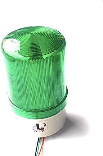 Litost Revolving/Warning Light with Sound Alarm Buzzer Siren AC 220 ...